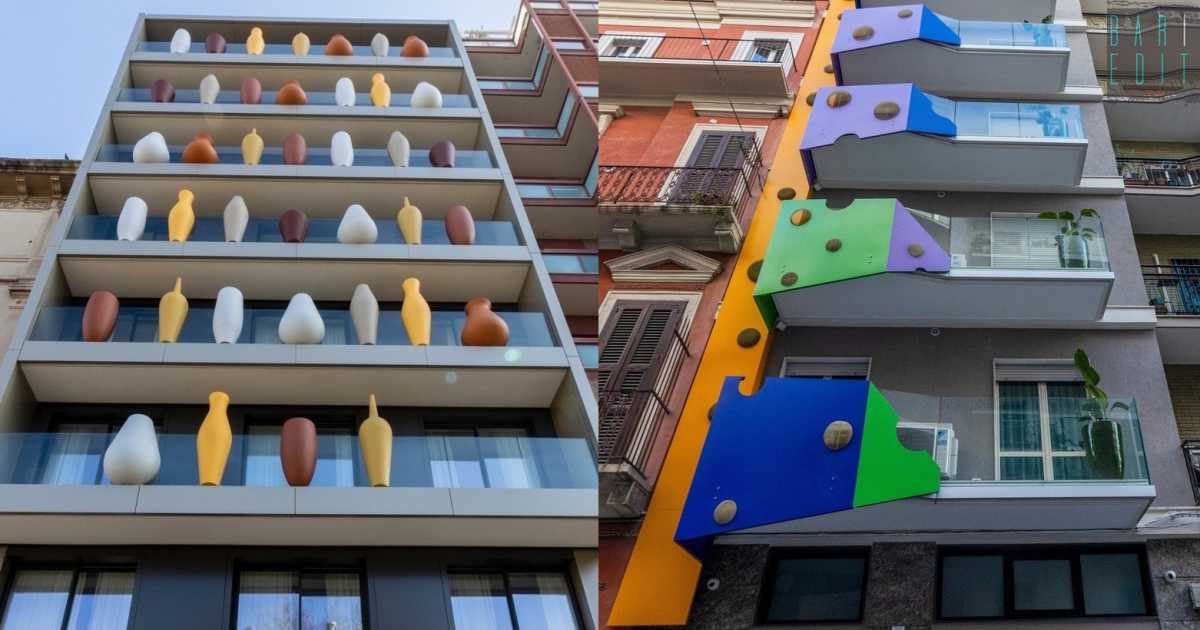 Bari, palazzo Le Giare e Apulia Re' hotel: un modo per distinguersi dalla triste edilizia "in serie"